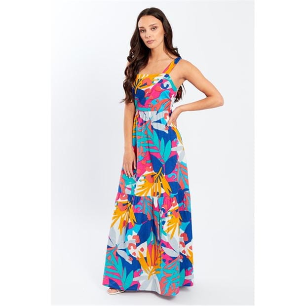 Rochie Be You Tie Back Maxi