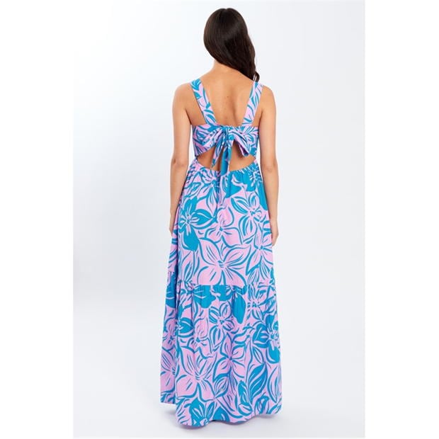 Rochie Be You Tie Back Maxi