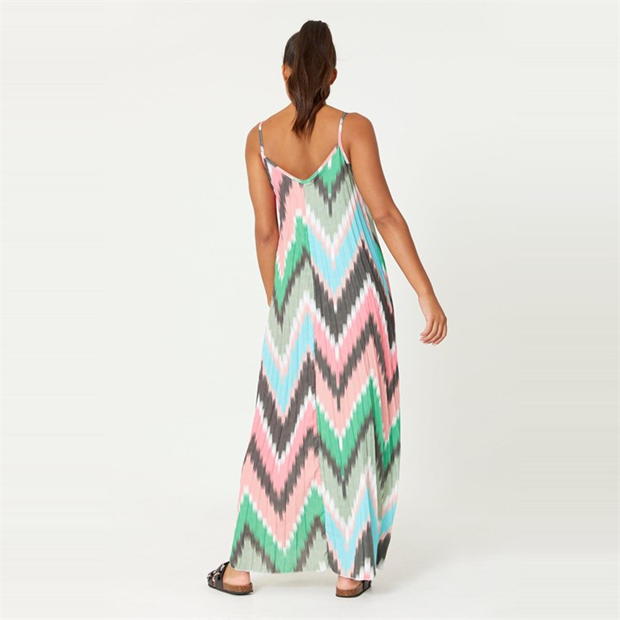 Rochie Be You Zag Print Maxi