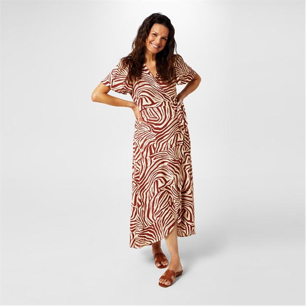 Rochie Biba Biba Maneca Scurta Wrap