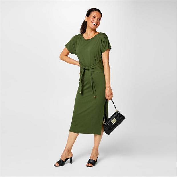 Rochie Biba Biba Tie Front Jersey