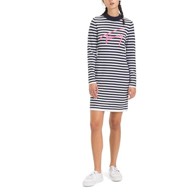 Blug Rochie Tommy Hilfiger Tommy Stripe