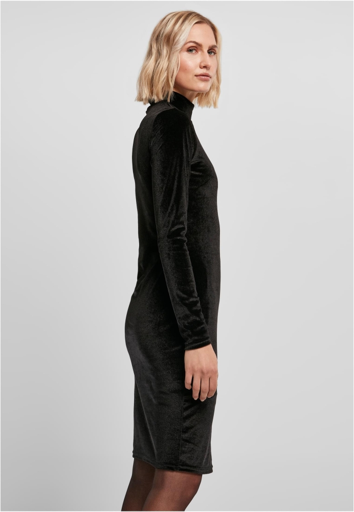 Rochie Velvet Turtle Neck dama Urban Classics