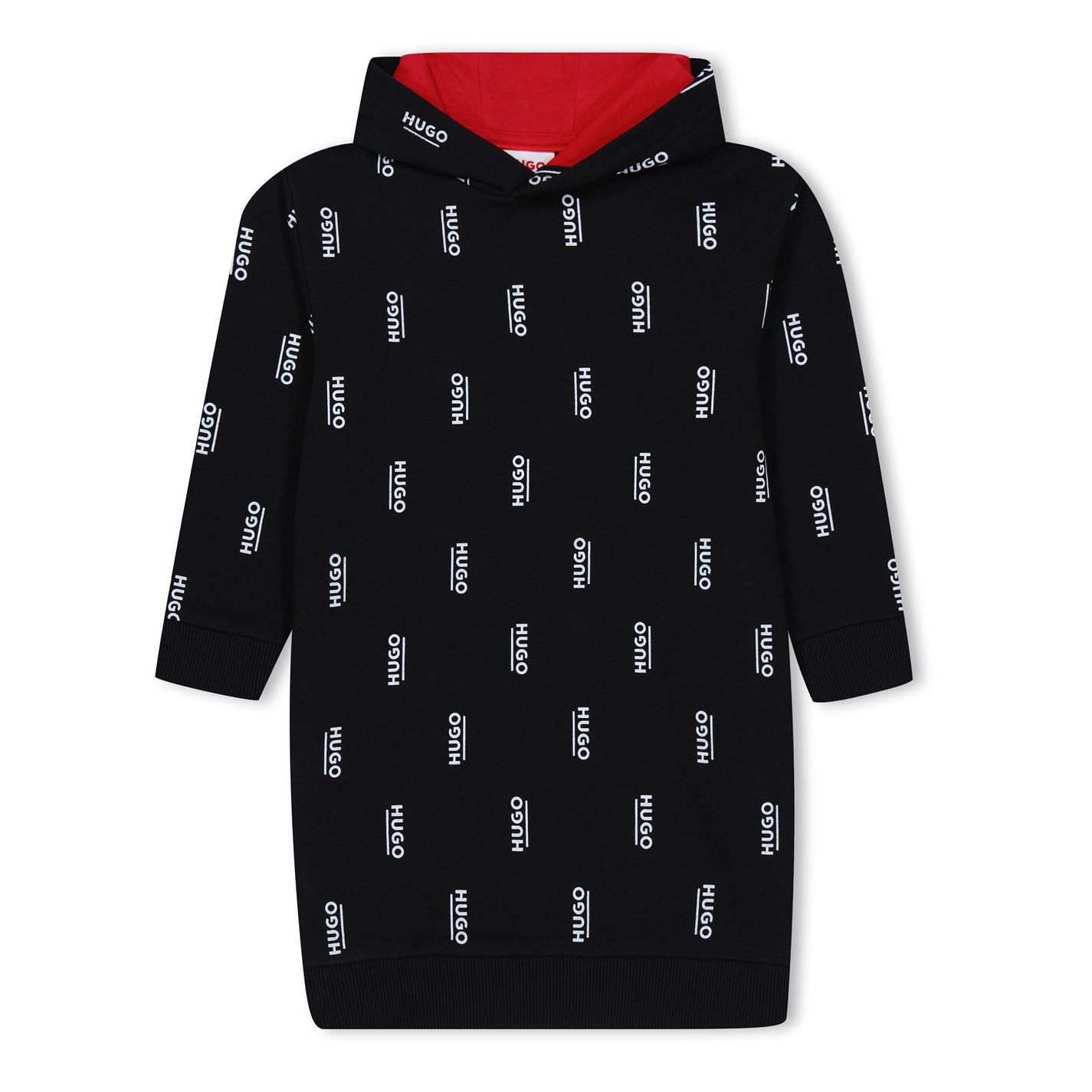 Rochie HUGO Logo Print Hooded