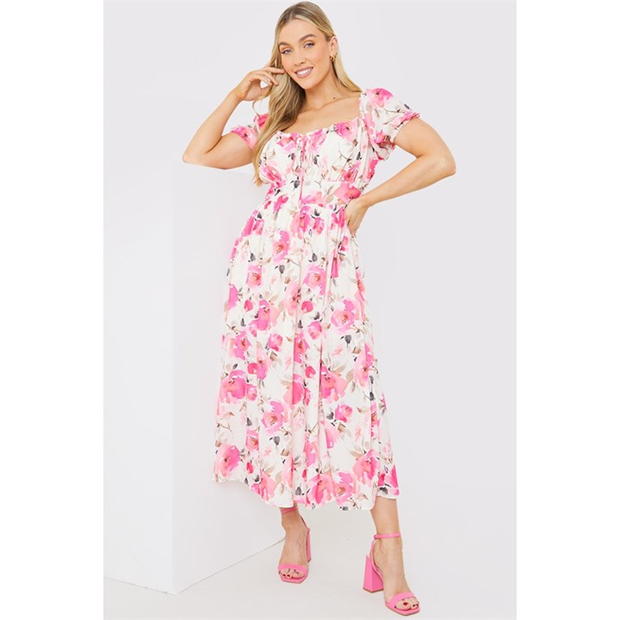 Rochie In The Style In The Style Pink Midi