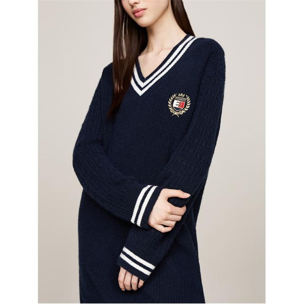 Blug Bluza trening Rochie Tommy TJW CREST Tommy Jeans