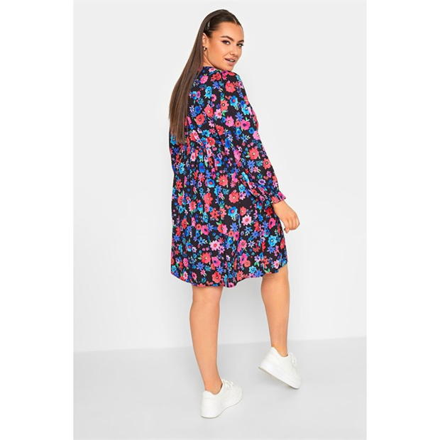 Rochie Studio Curve Floral V Neck