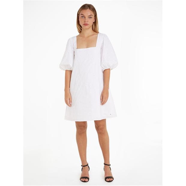 Rochie Tommy Hilfiger AMD Organic Cotton Knee Length