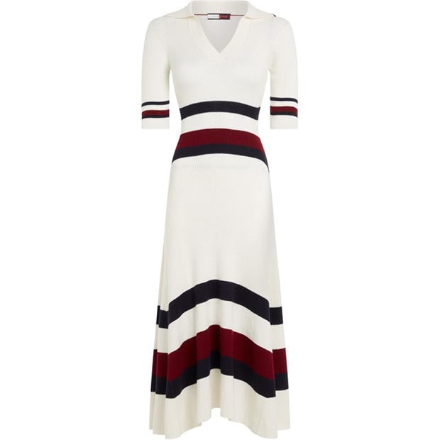 Rochie TOMMY HILFIGER Thl Stripe Co Cashmere