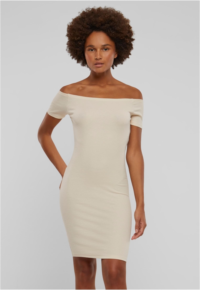 Rochie Off Shoulder Rib dama Urban Classics