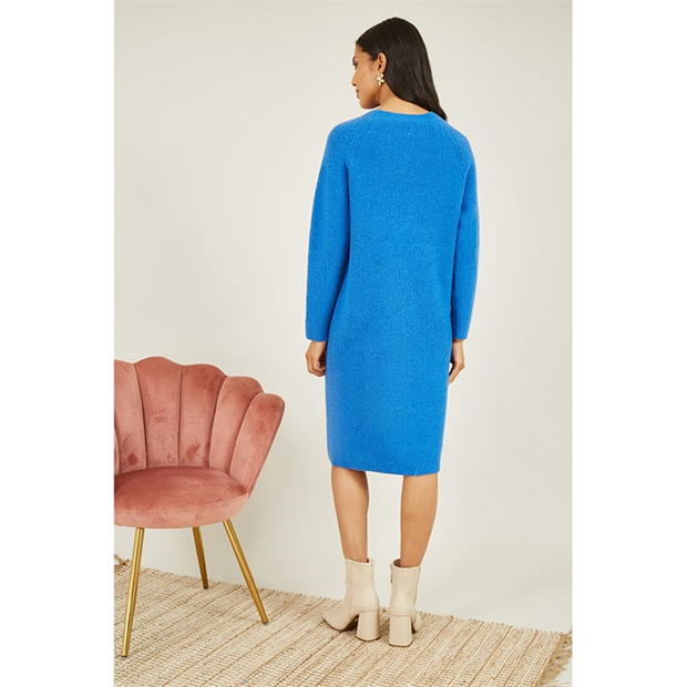 Rochie Yumi Yumi Blue Knitted Midi