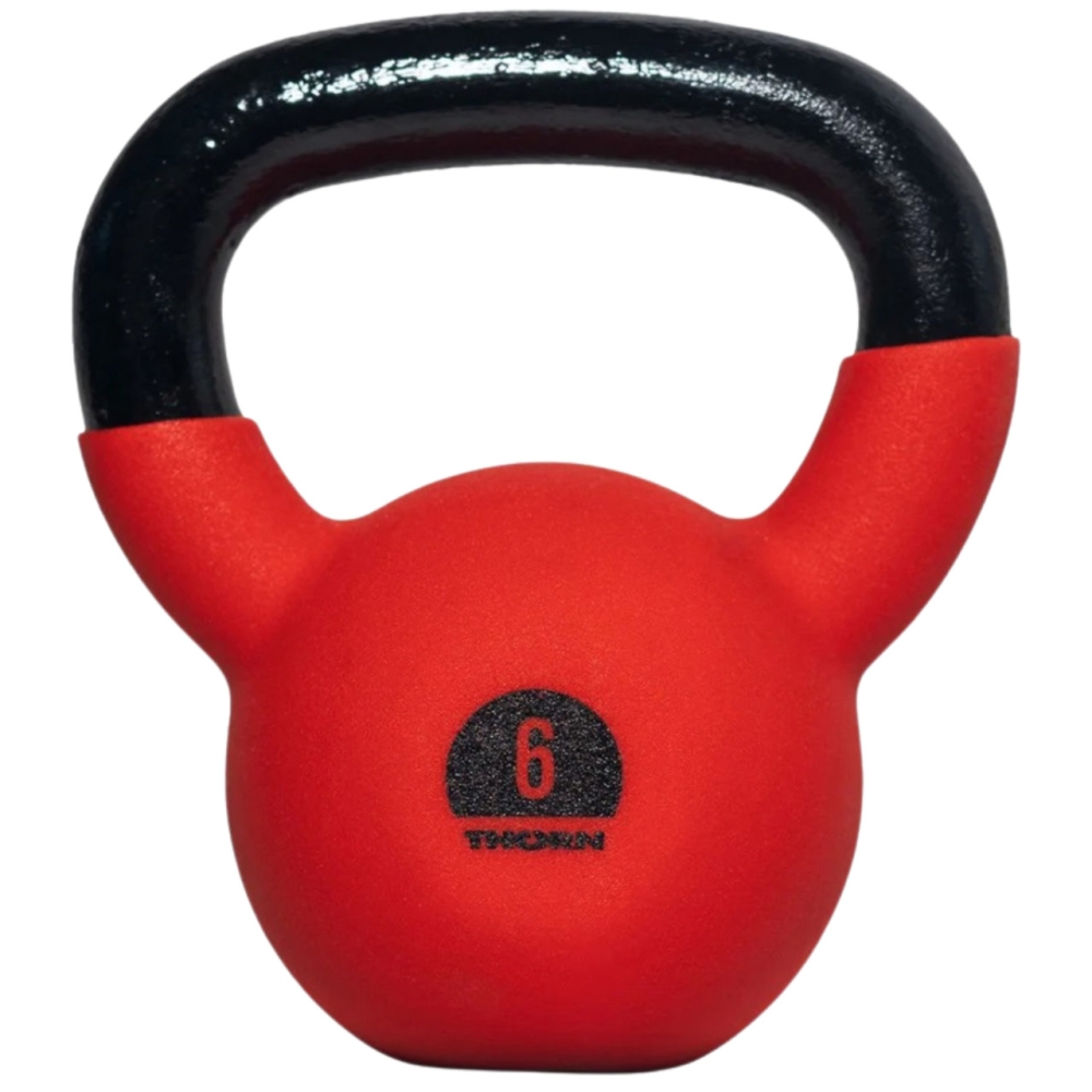 Rubberized cast iron kettlebell Thorn Fit Cast-iron with coating 6 kg