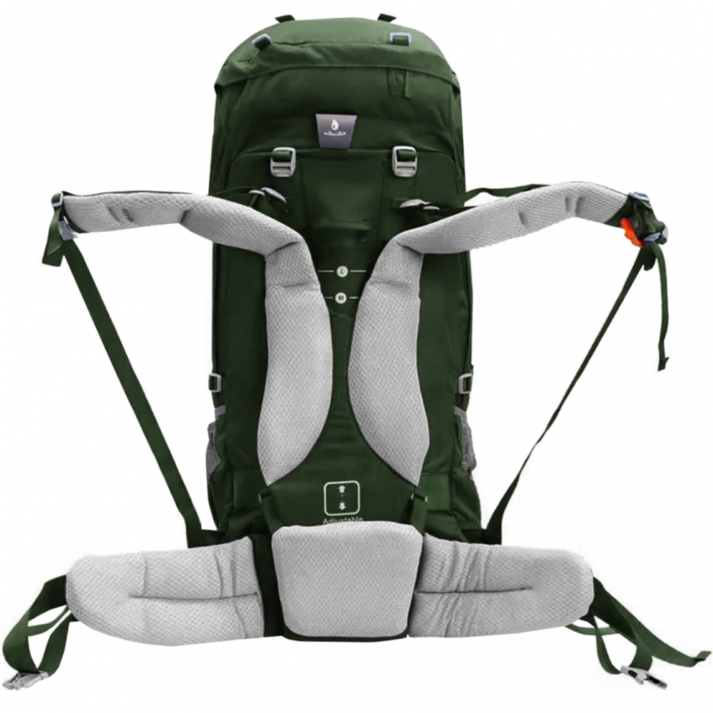 Ghiozdan Acome Trek Hiking 70L Green