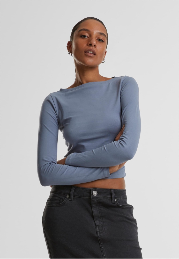 Ruffled Super Slim Longsleeve dama Urban Classics