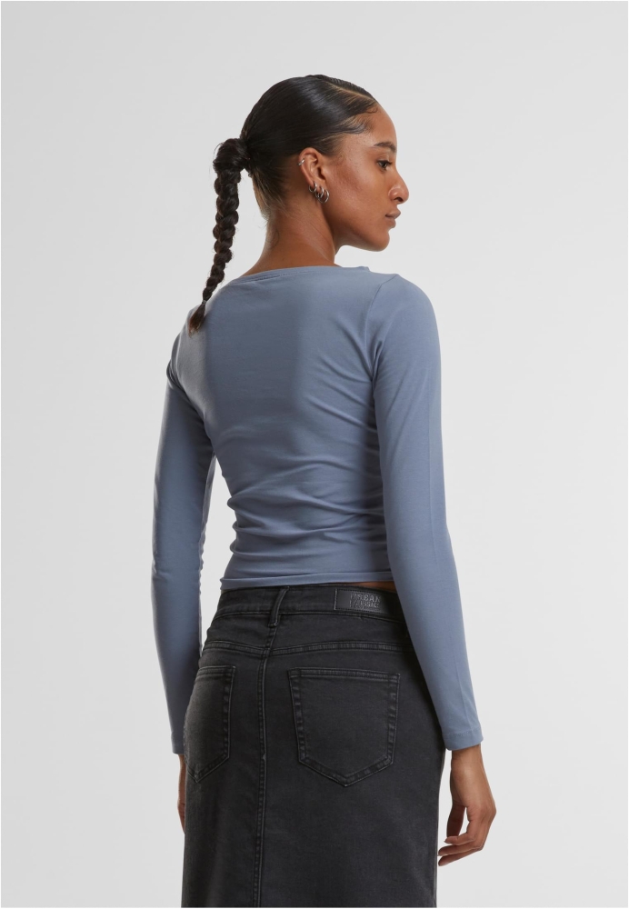 Ruffled Super Slim Longsleeve dama Urban Classics