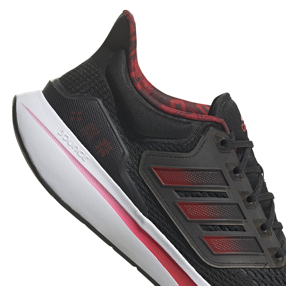 Pantof Men's adidas EQ21 Run black-red GZ4053