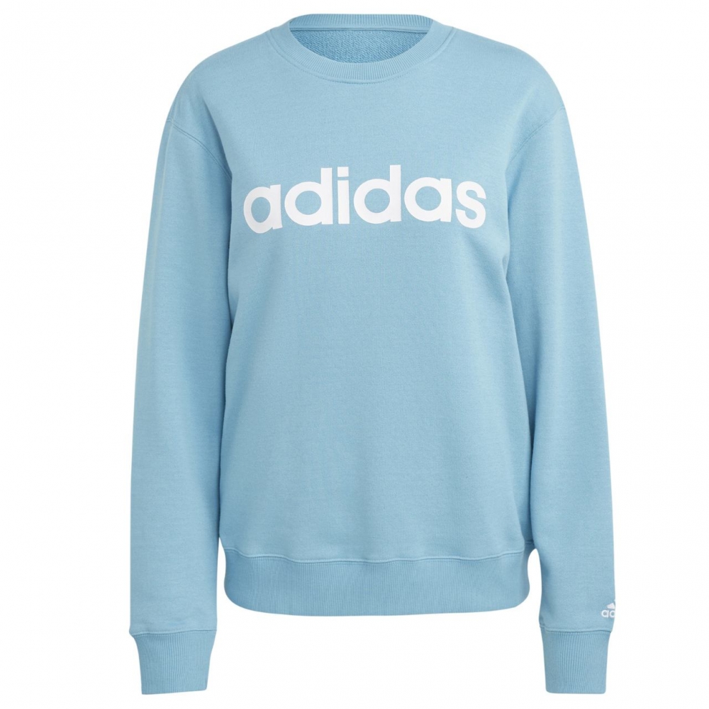 's Adidas Essentials Linear French Terry Sky Blue IC6882 dama