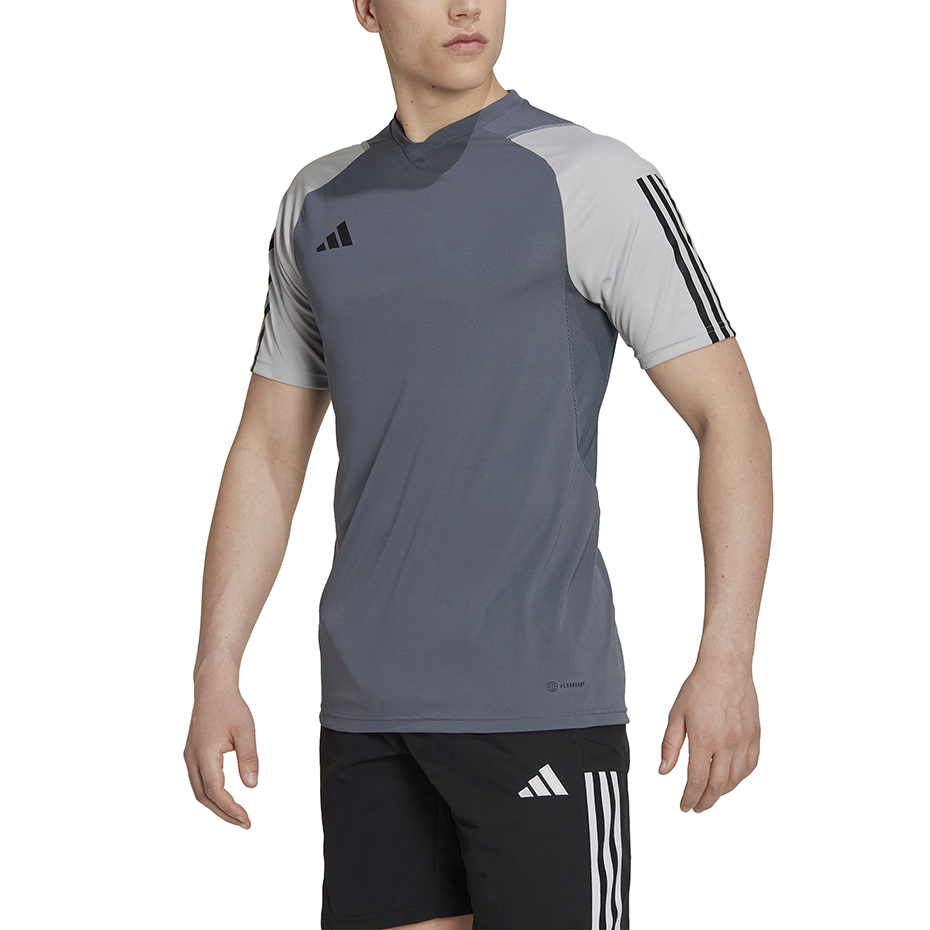 Men's Adidas Tiro 23 Competition Jersey Gray HP1906