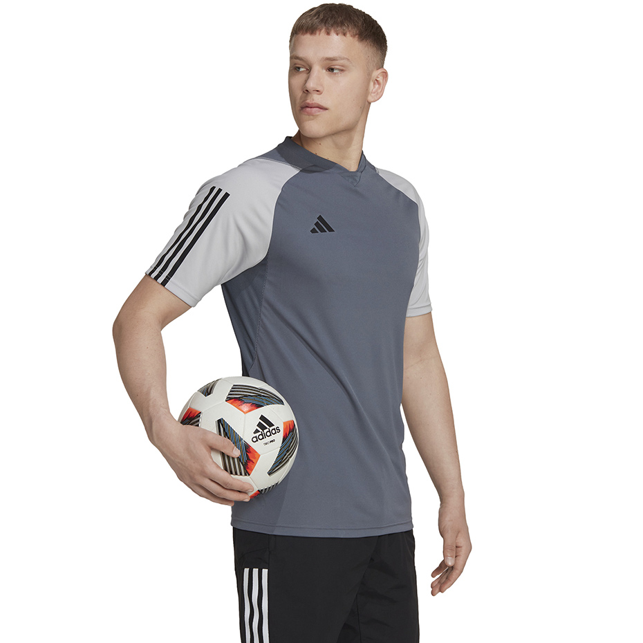 Men's Adidas Tiro 23 Competition Jersey Gray HP1906