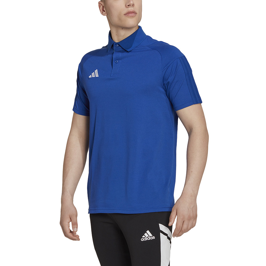 Men's Adidas Tiro 23 Competition Polo Blue HU1342