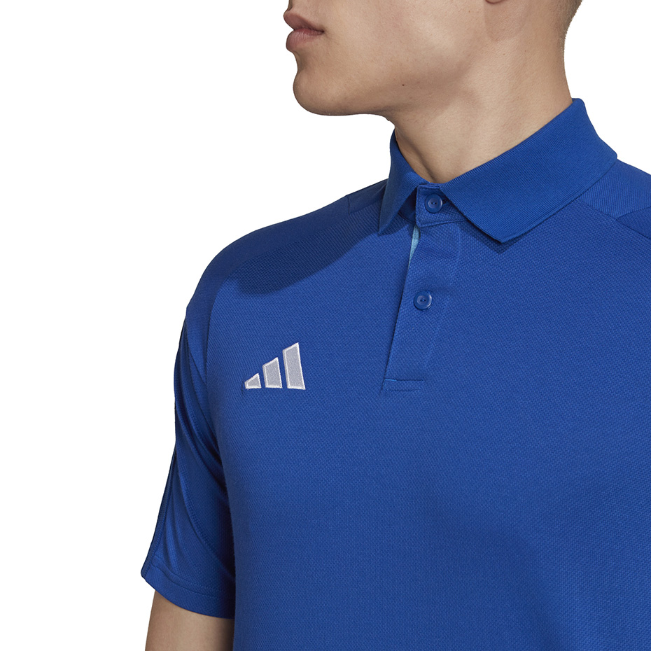 Men's Adidas Tiro 23 Competition Polo Blue HU1342