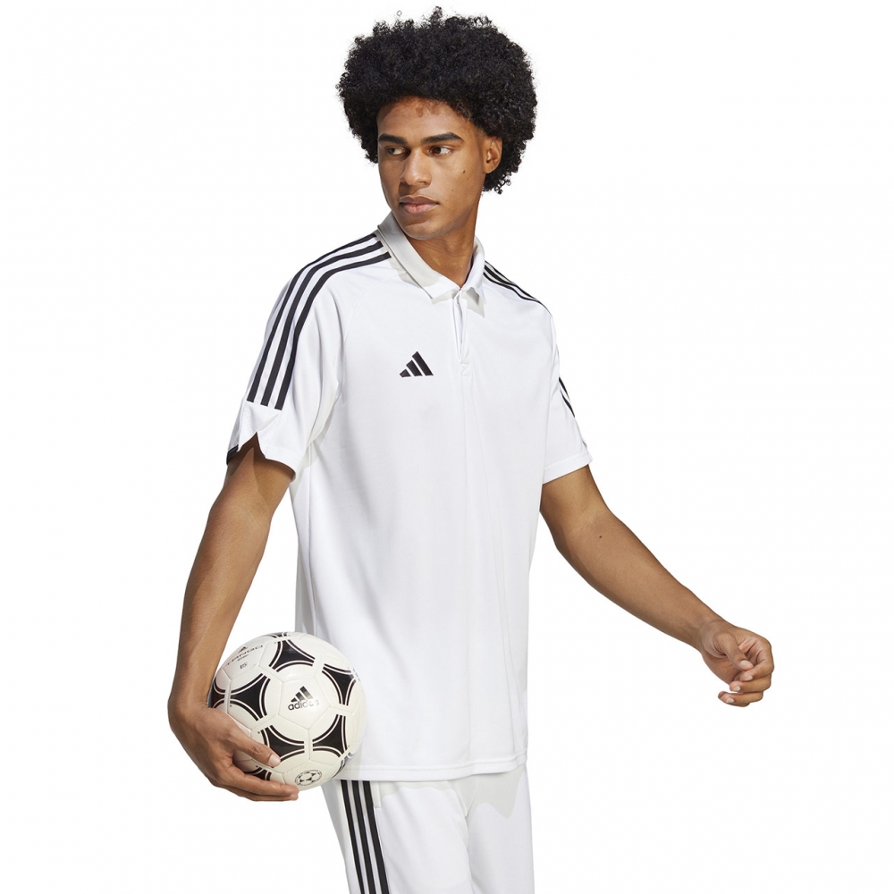 Men's Adidas Tiro 23 League Polo white HS3580