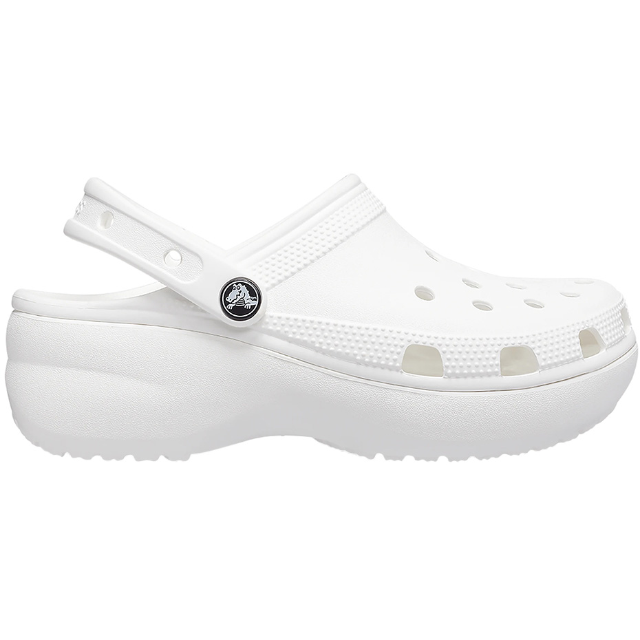 Chodaki damskie Crocs Classic Platform białe 206750 100