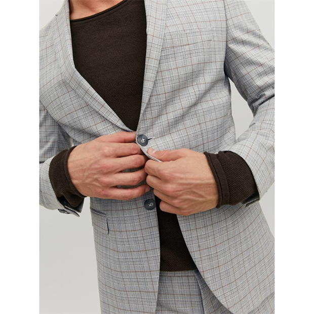 Jack and Jones Check Blazer Sn99