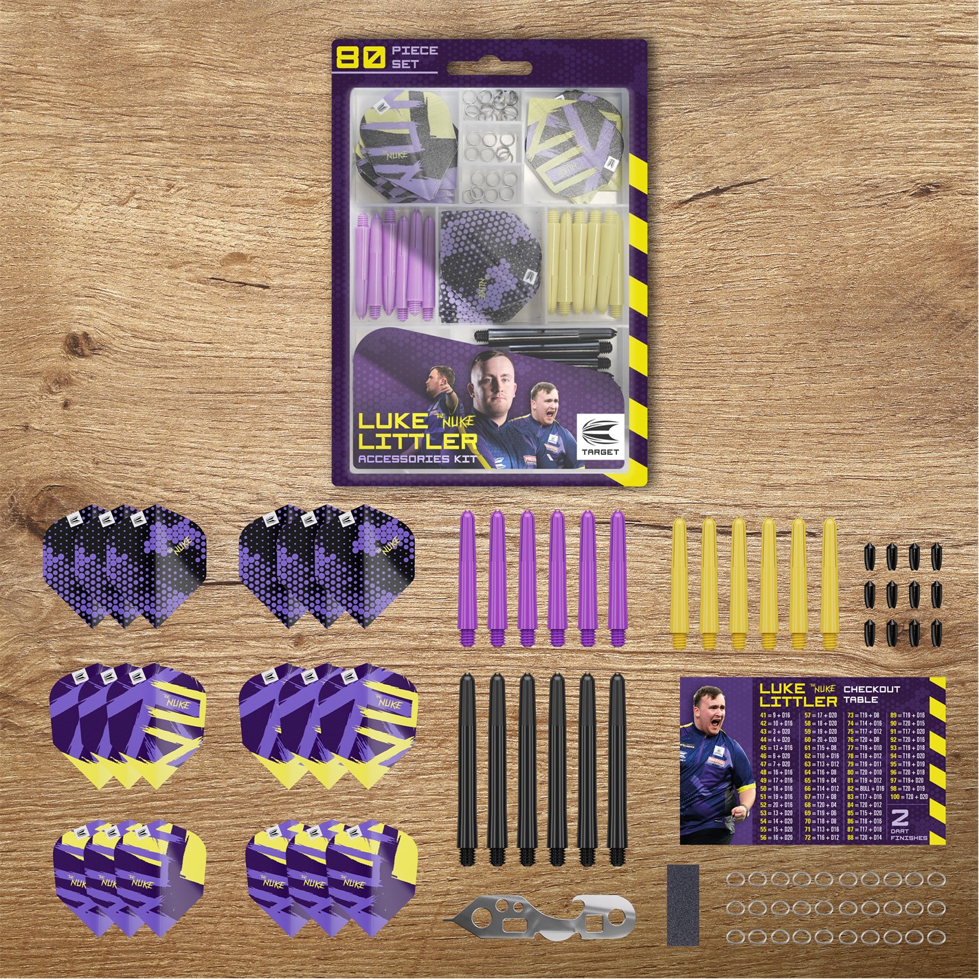 Set complet Target Darts Luke Littler Dart Accessories