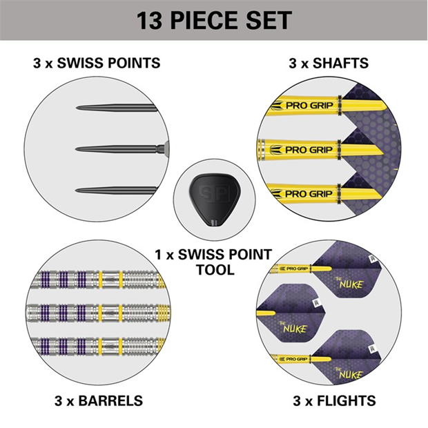 Target Darts Luke Littler Loadout 23G 90% Tungsten Darts