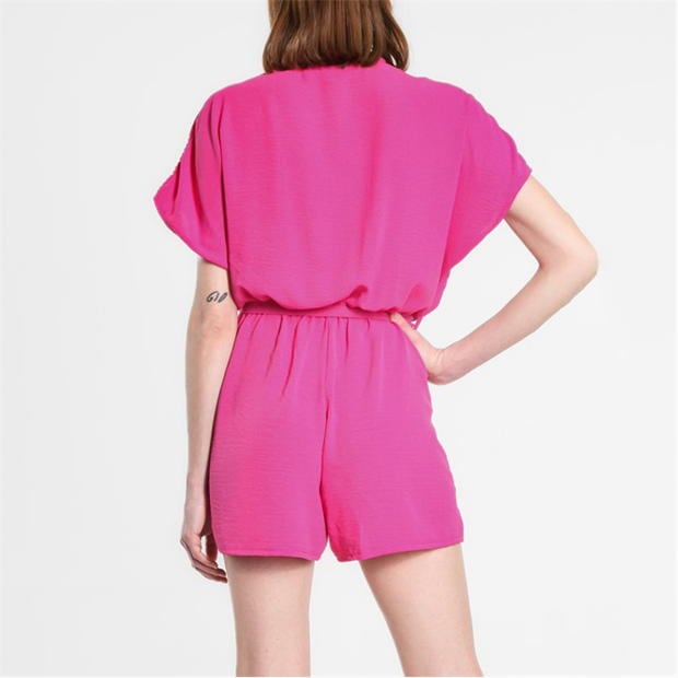 Be You Pleated Wrap Playsuit