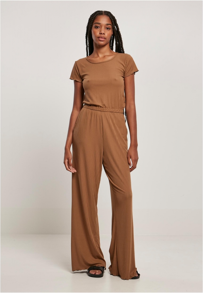 Rib Wid Leg Jumpsuit dama Urban Classics