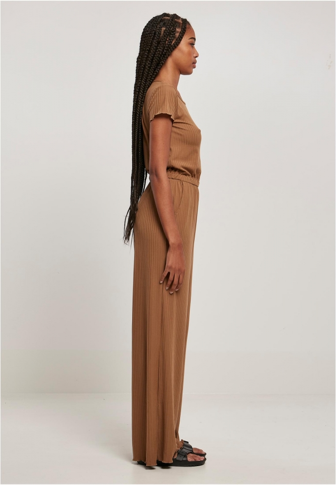 Rib Wid Leg Jumpsuit dama Urban Classics