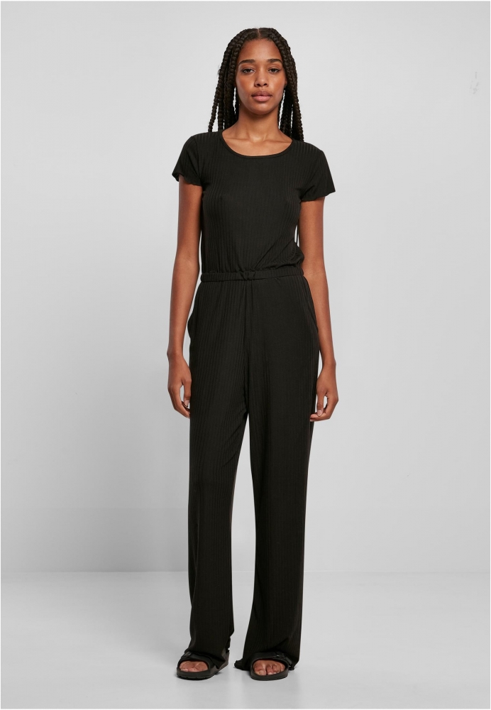 Rib Wid Leg Jumpsuit dama Urban Classics