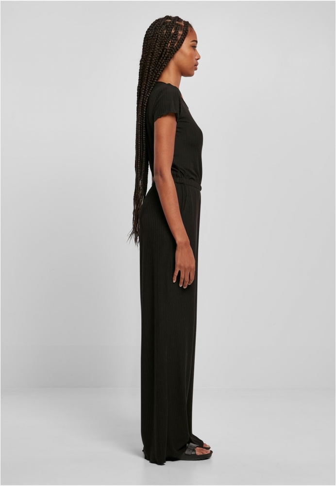 Rib Wid Leg Jumpsuit dama Urban Classics