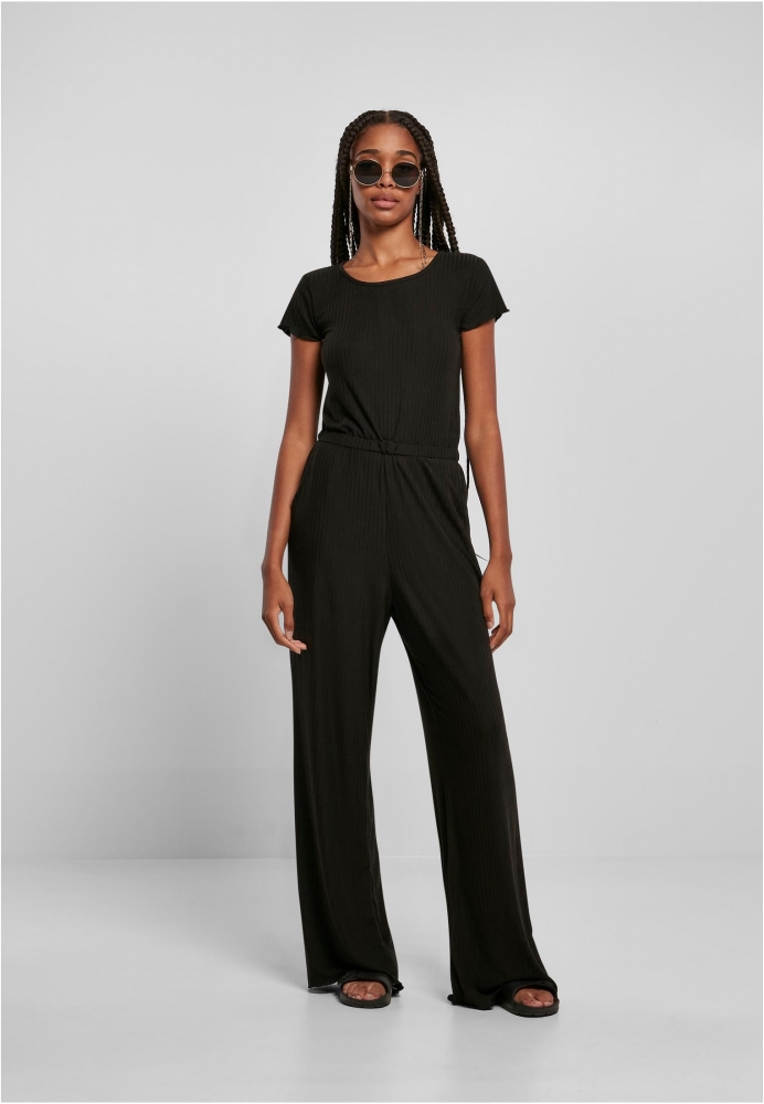 Rib Wid Leg Jumpsuit dama Urban Classics