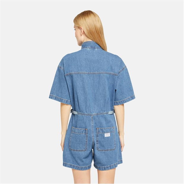 Levis Levis Ss Surplus Romper Blue Joke