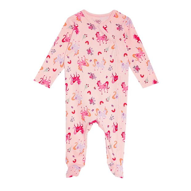 Hello World Unicorn Sleepsuit and Toy Set fetita