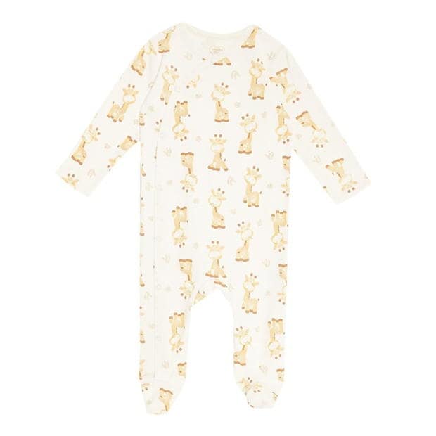 Hello World Unisex Giraffe Sleepsuit and Toy Set