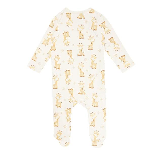 Hello World Unisex Giraffe Sleepsuit and Toy Set