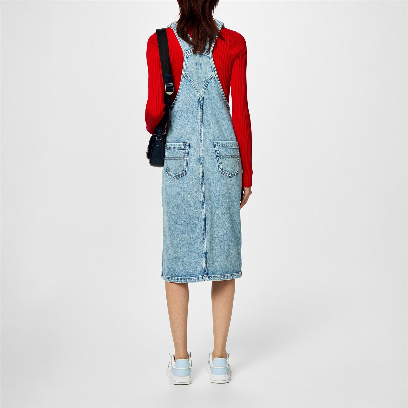 Blug Rochie Tommy Dungaree Midi Tommy Jeans