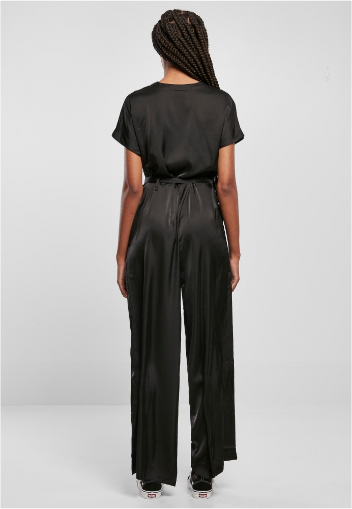 Curea Satin Wide Leg Jumpsuit dama Urban Classics