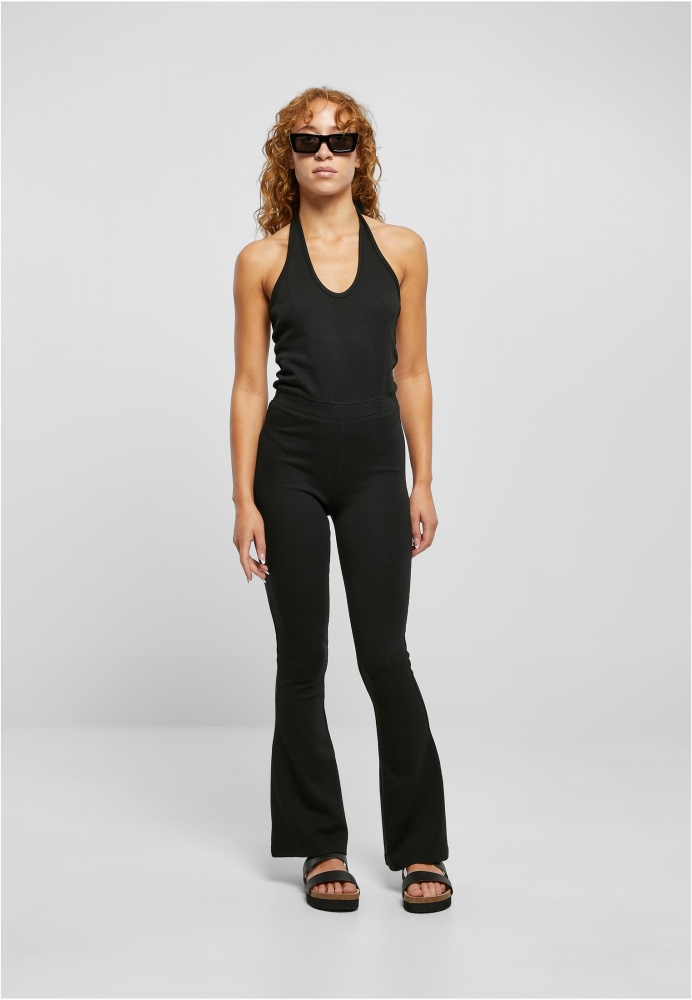 Stretch Interlock Neckholder Jumpsuit dama Urban Classics