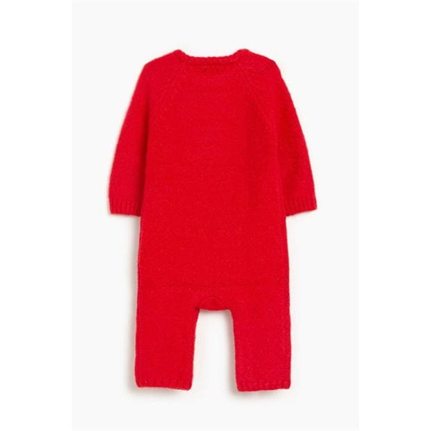 Studio Unisex Reindeer Knitted Romper bebelus