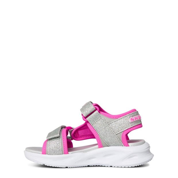 Sanda Sanda Skechers Double Strap Lighted W Glitt Sports fetita