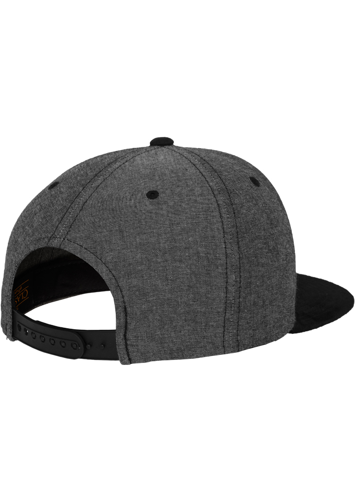 Chambray-Suede Snapback Flexfit