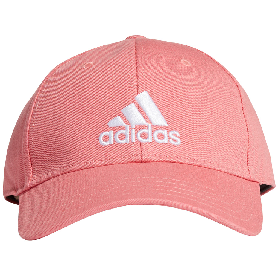 Sapca with a visor adidas Baseball Cotton Twill OSFC pink GM6272