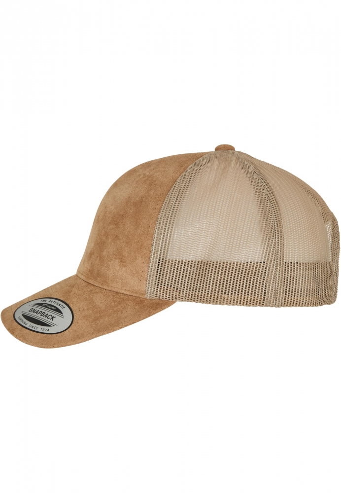 Sapca Suede piele Trucker Flexfit