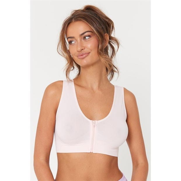 Studio 2 Pack Seam Free Zip Comfort Bra