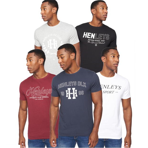 Henleys Varick 5Pk T Sn00